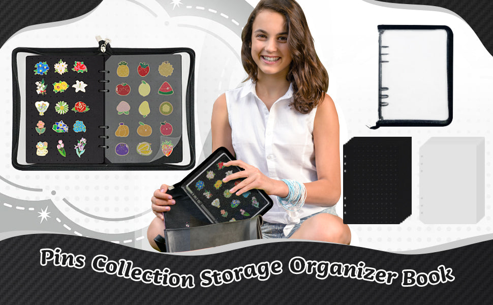 Enamel Pin Display Book & Storage Binder