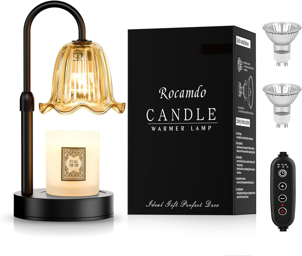 Light Up Your Space! 🎉✨ Dimmable Candle Warmer Lamp with Timer - Perfect Birthday & Housewarming Gift for Moms! 🕯️💖 #HomeDecor #CandleLovers