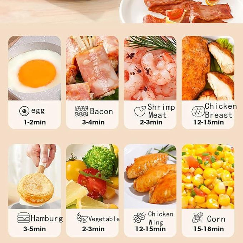 Non-Stick Star Hole Design 4-Hole Egg Skillet with Handle – Multi-Purpose Small Frying Pan for Eggs, Pancakes, Toast, Breakfast, Lightweight, Easy Clean, Perfect for Small Kitchens, Induction Compatible