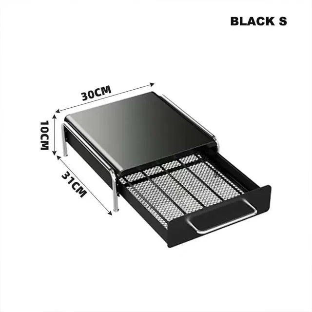 Capsule Coffee Display Rack Storage drawer Bar Ins Wind Table Top Tea Bag Storage Box Coffee Machine Base Drawer Storage Shelves