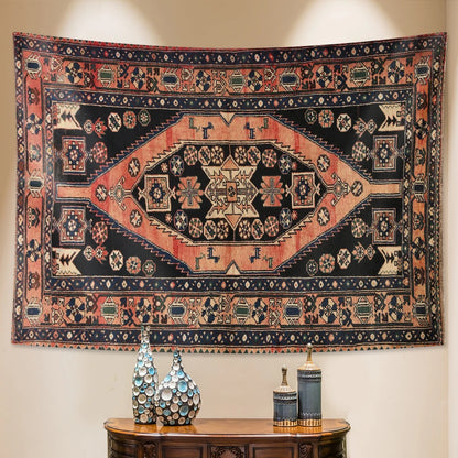 Retro Geometric Mandala Wall Tapestryts yoga mat