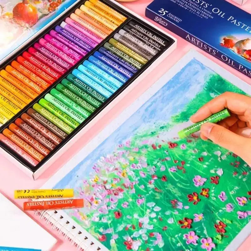 Soft Oil Pastels Set (12/25/48 Colors)