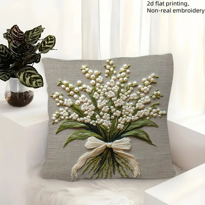 Lily of the Valley Pillow Cover