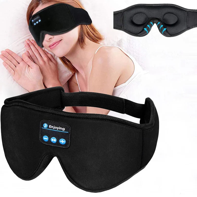 Bluetooth 3D Eye Mask Sleep Headphones