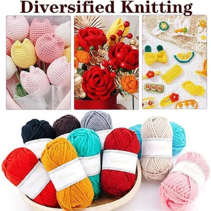 59-Piece Complete Crochet Kit for Beginners