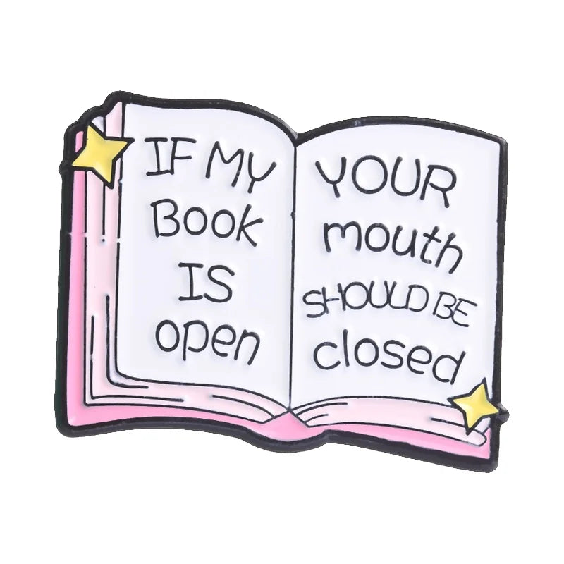 You Have Enough Books Enamel Pin Set