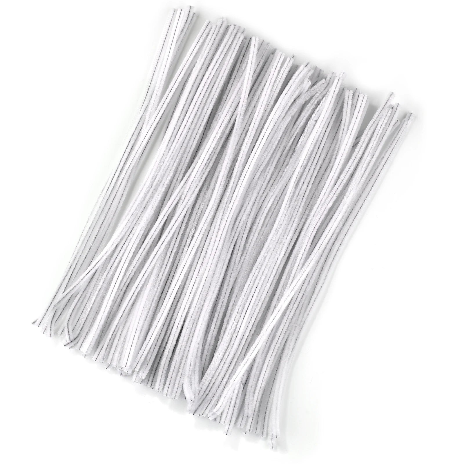 100pcs Colorful Chenille Stems – Soft Pipe Cleaners for DIY Crafts | 30cm Twist Plush Wire Sticks for Kids & Creative Hobbies