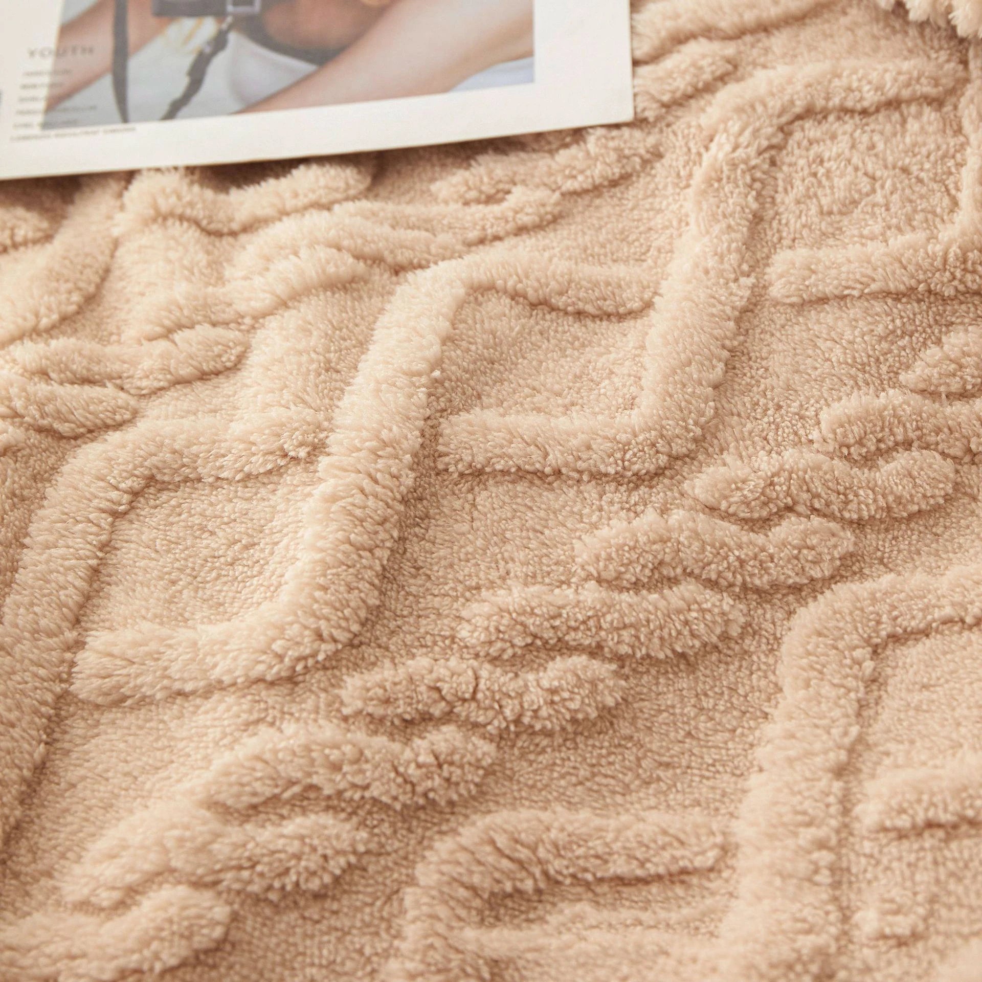 New Winter Sherpa Throw Blanket