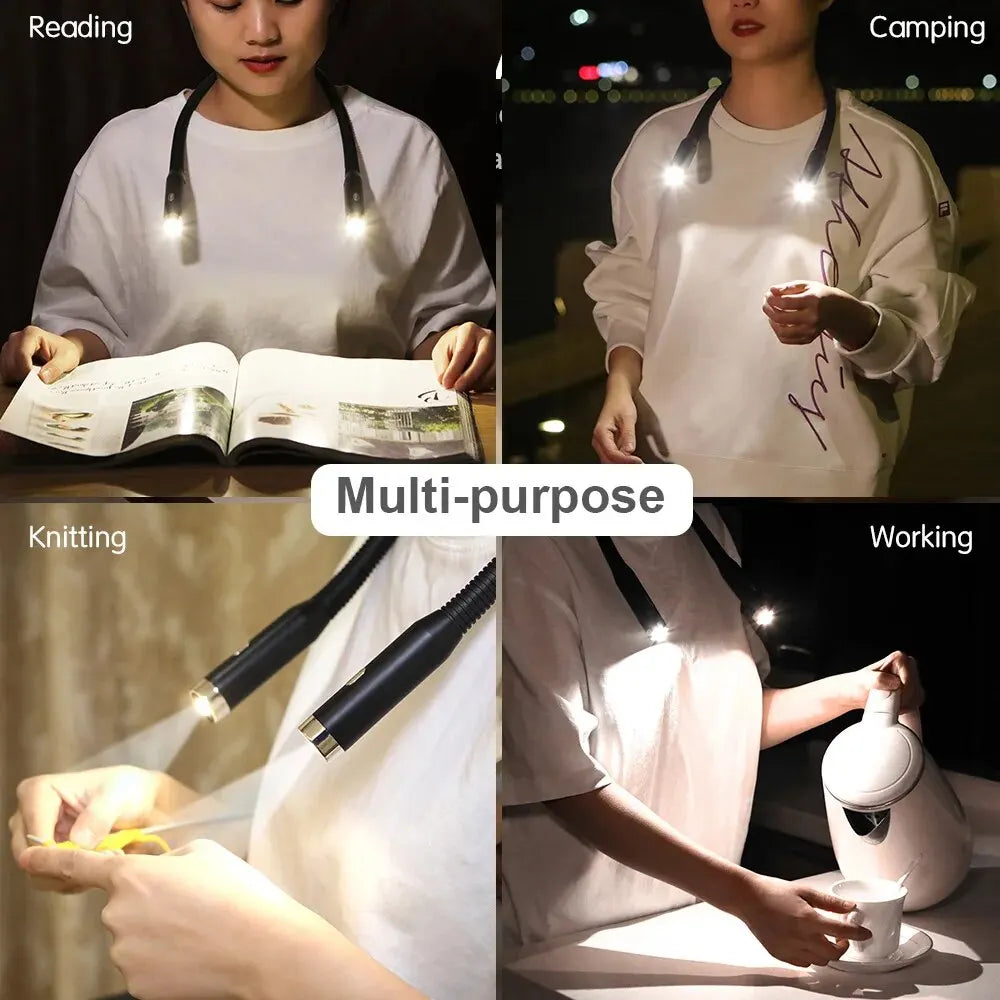 Rechargeable Neck Reading Light