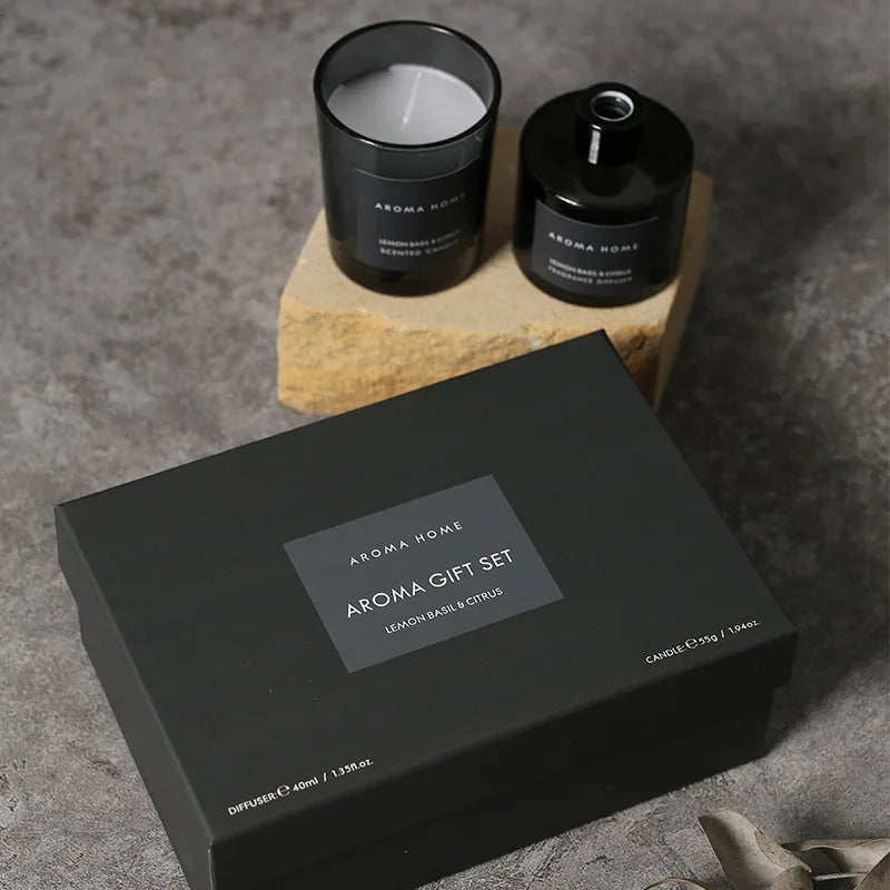 Aromatherapy Candle & Oil Gift Set