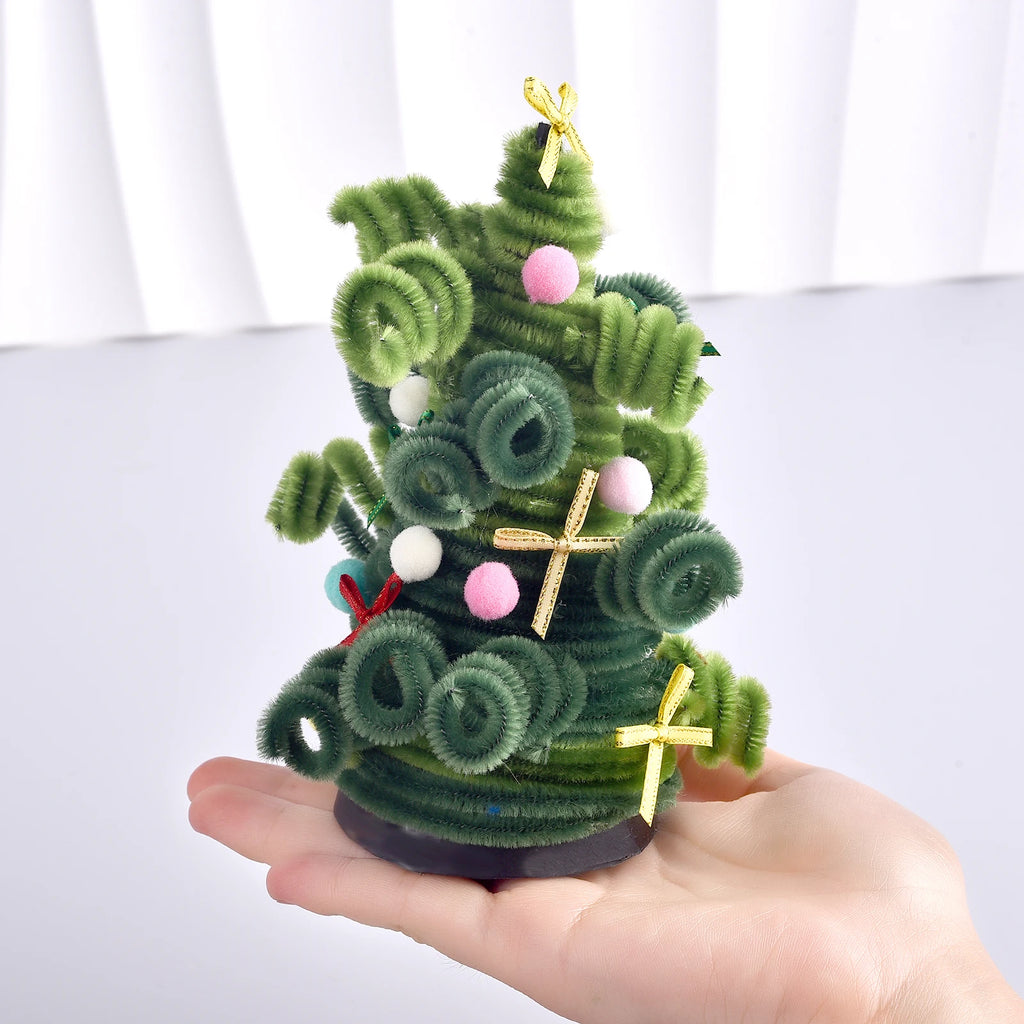 100pcs Colorful Chenille Stems – Soft Pipe Cleaners for DIY Crafts | 30cm Twist Plush Wire Sticks for Kids & Creative Hobbies