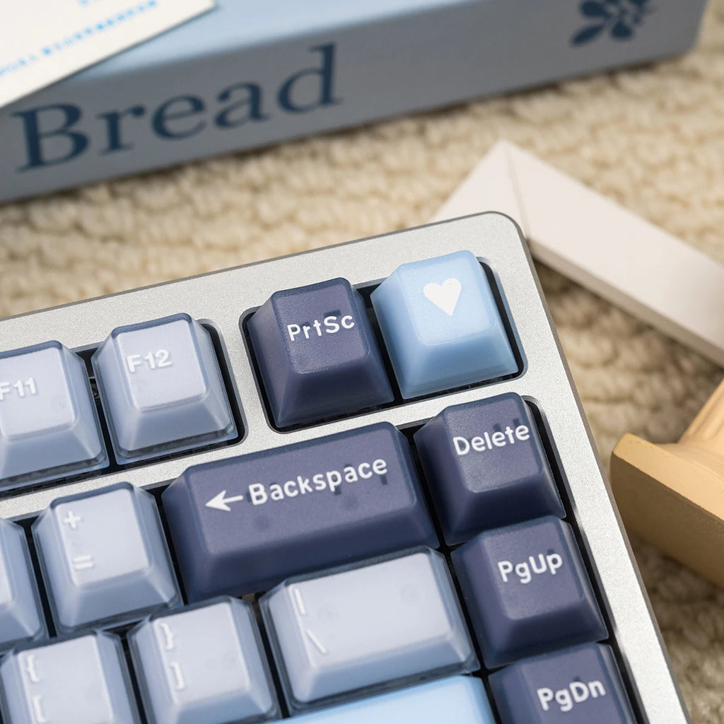 164 Keys Latte Coffee Keycaps Retro Brown Translucent keycaps Cherry Profile Double Shot PBT PC keycap For Mechanical Keyboard