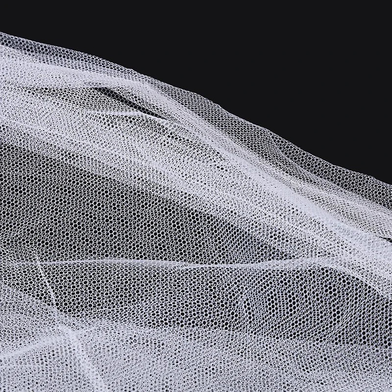 Princess-Style Lace Bed Canopy  Double Bed Mosquito Net 100% Polyester Mesh Insect Netting for Home & Travel  White, Pink, Blue, Purple