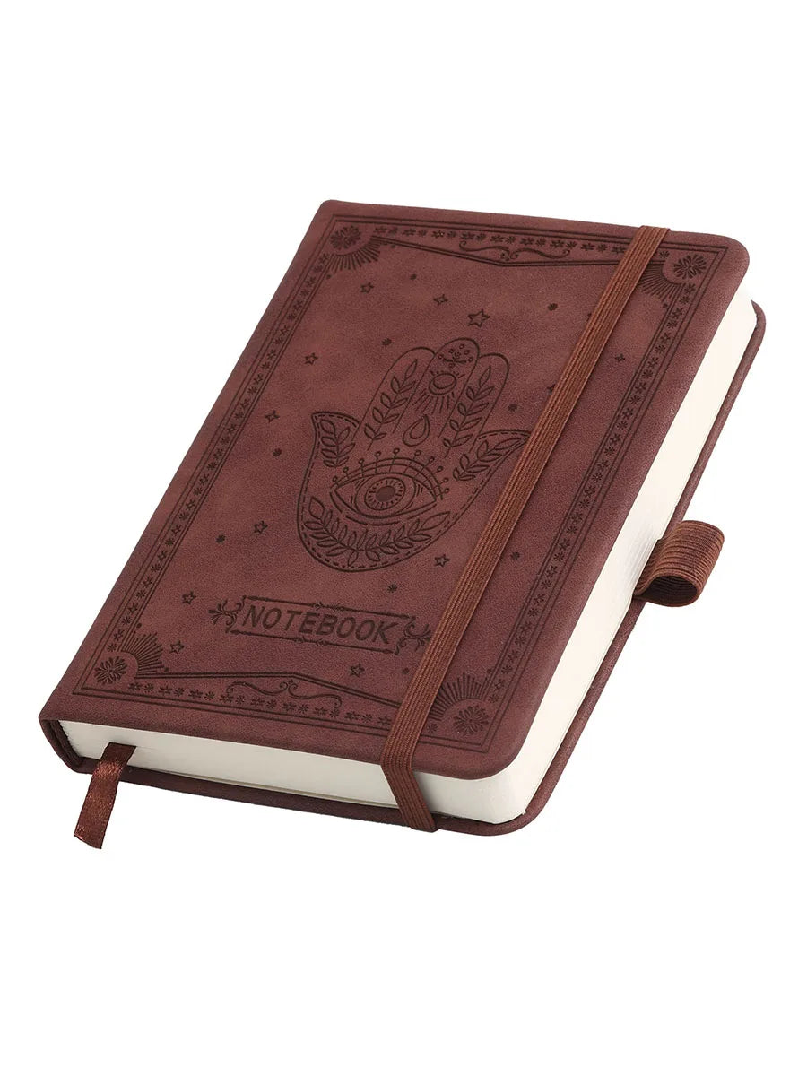A6 Leather Pocket Lined Notebook