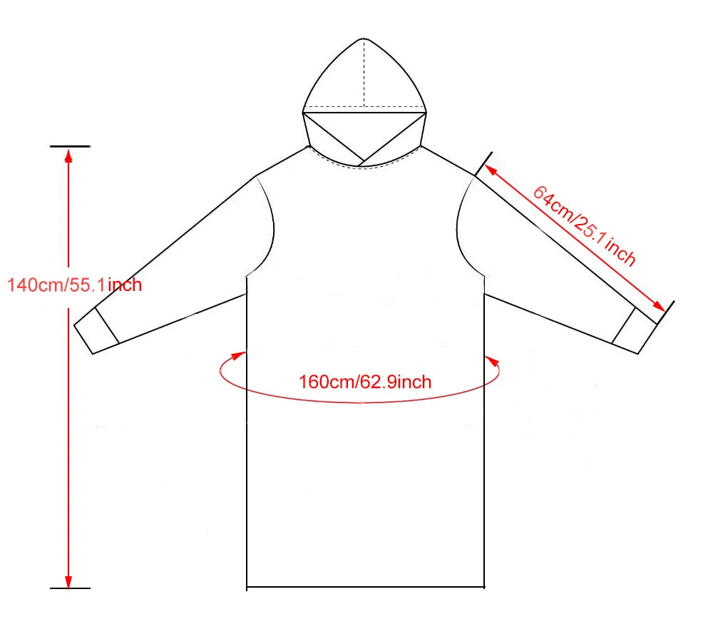 Wearable Sherpa Fleece Blanket Hoodie