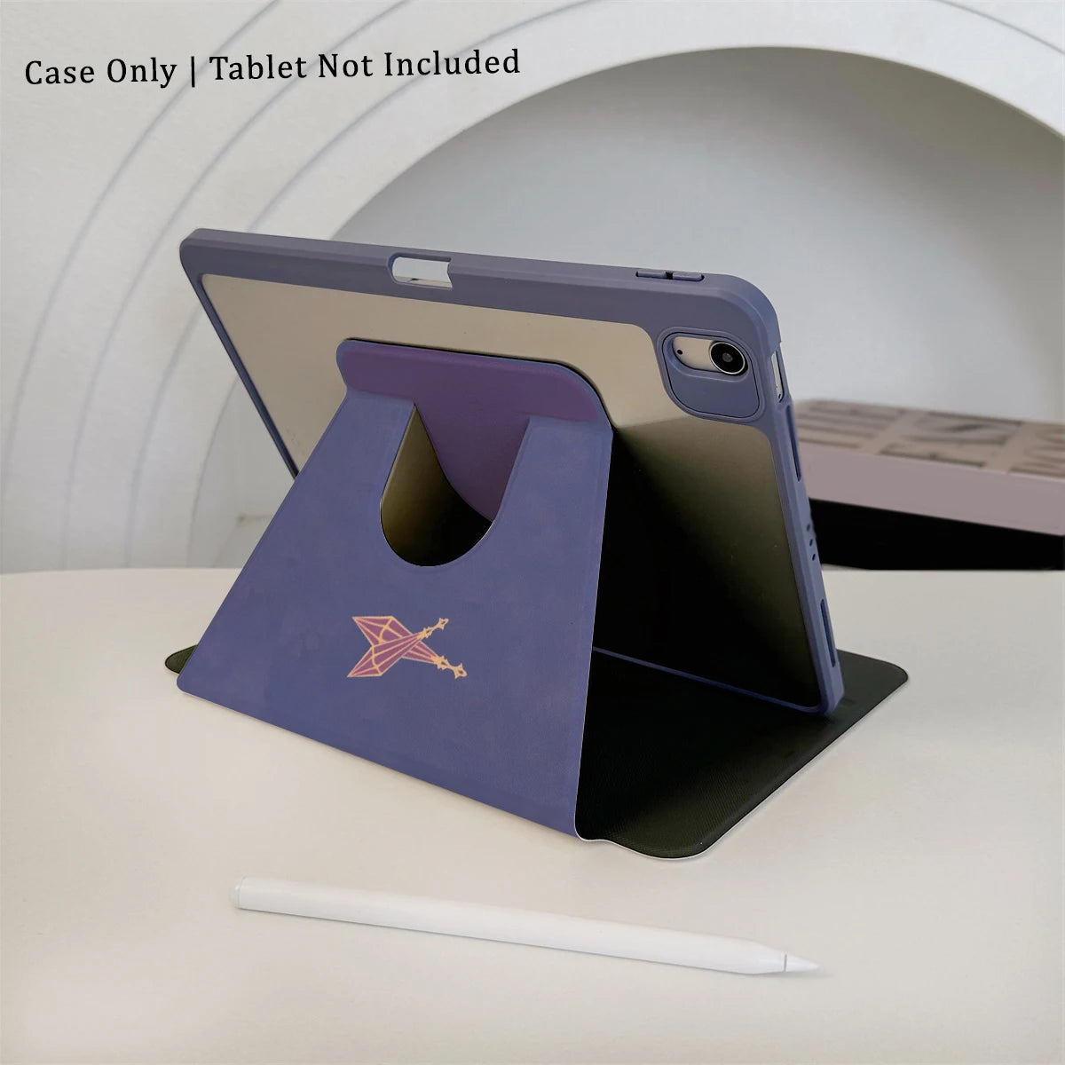 360 ° Rotating Foldable Case to Easily Protect Your Pad: Compatible with iPad Air 6,Air 5,4,10,2024,air m3/a16 2025