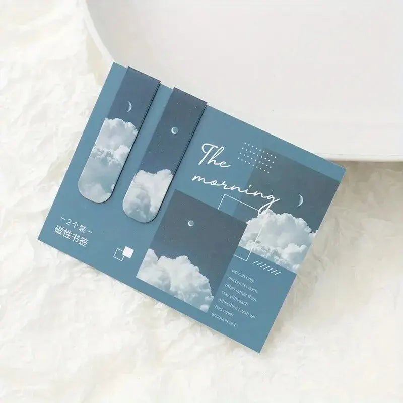 Forest Landscape Magnetic Bookmark Set