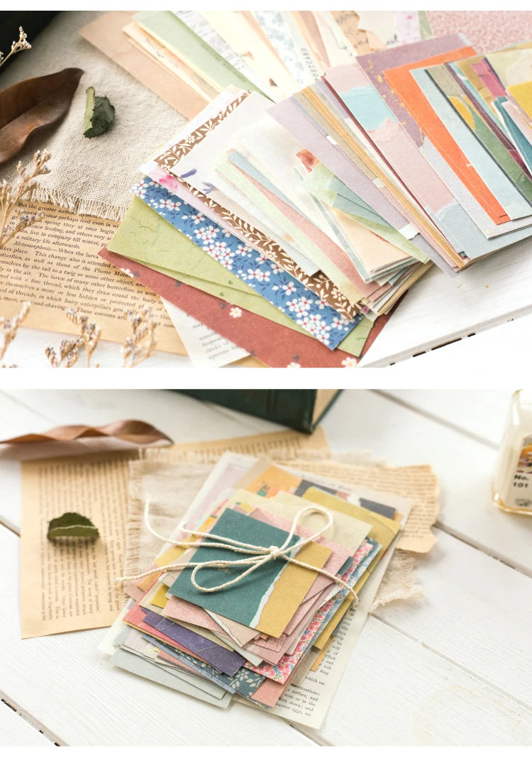 60-Sheet Floral Scrapbook Paper Pack