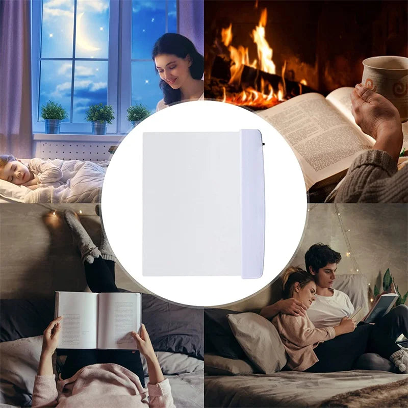 Flat Panel LED Book Light for Reading in Bed