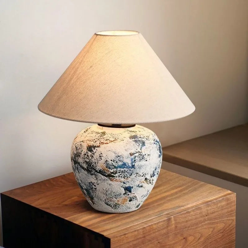 Ceramic Vintage Nordic Bedside Table Lamp