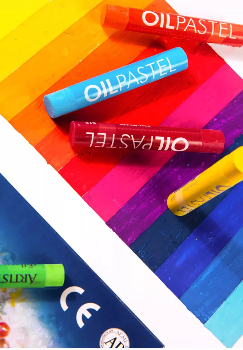 Soft Oil Pastels Set (12/25/48 Colors)