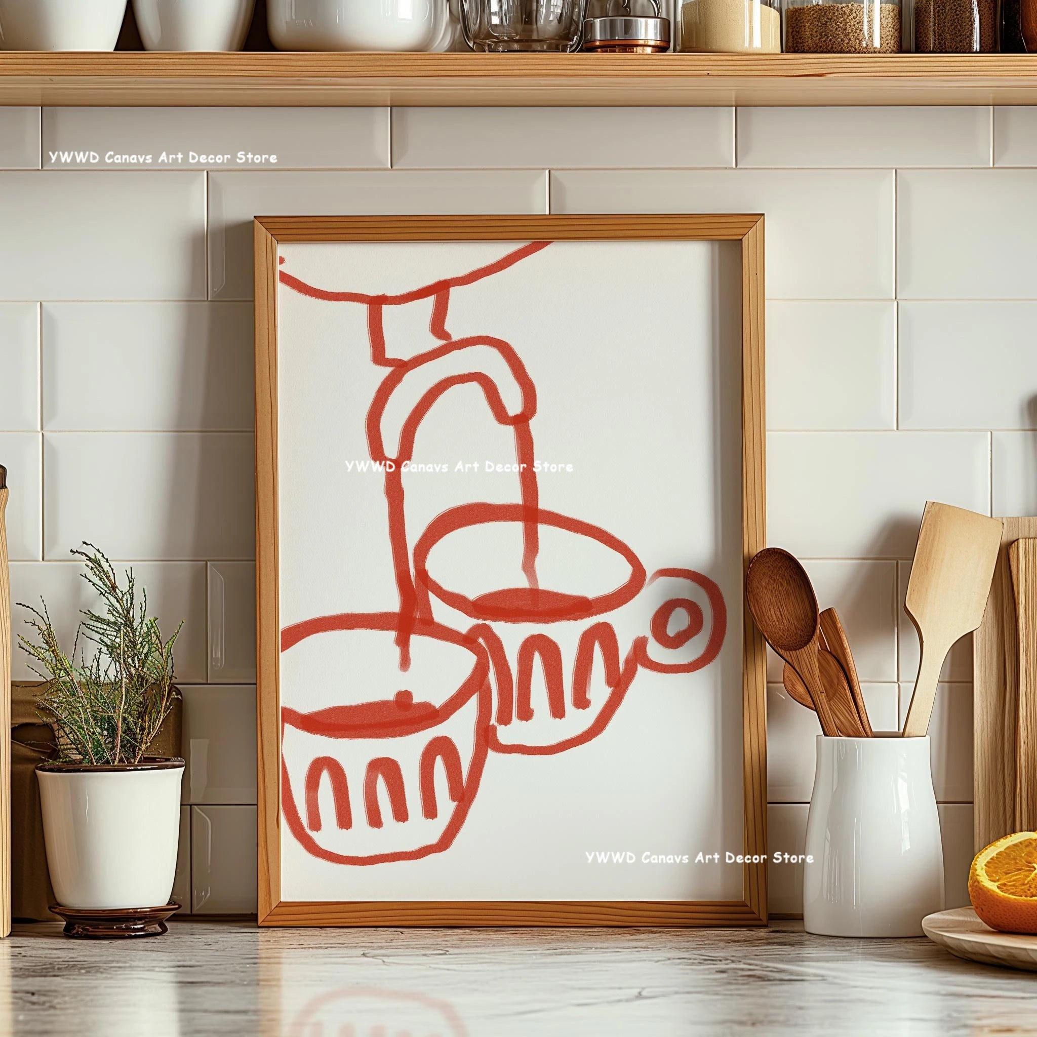 Buongiorno Espresso Canvas Print What Is Tea Food and Beverage Kitchen Wall Art Poster for Modern Living Room Home Decor