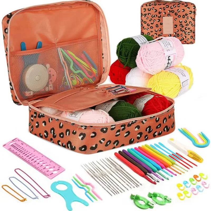 Novice Crochet Kit for Beginners with Storage Bag