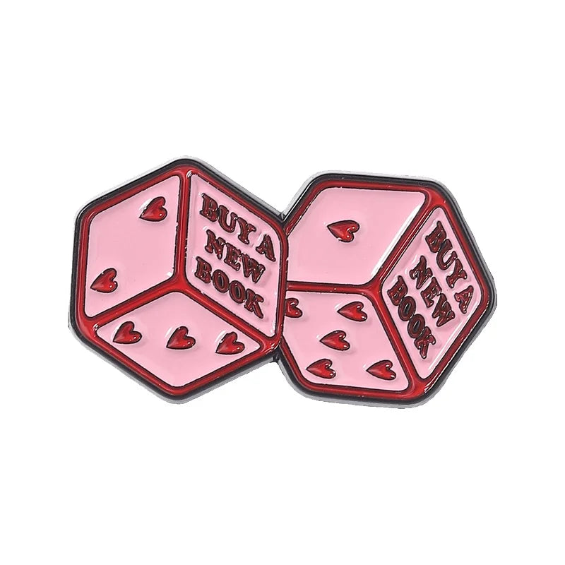 You Have Enough Books Enamel Pin Set