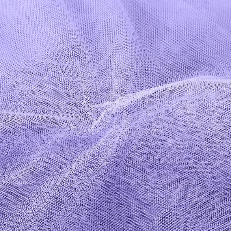 Princess-Style Lace Bed Canopy  Double Bed Mosquito Net 100% Polyester Mesh Insect Netting for Home & Travel  White, Pink, Blue, Purple