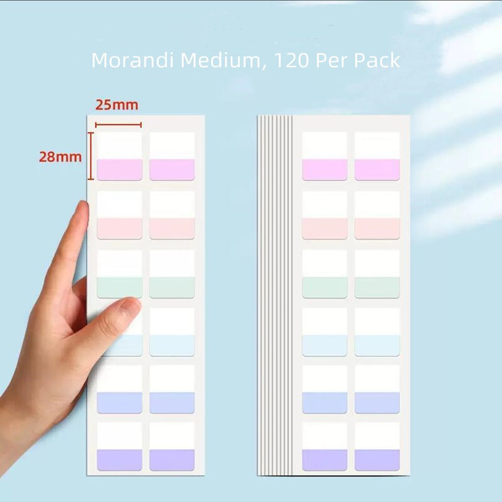 Removable Sticky Index Tabs for Books & Notebooks