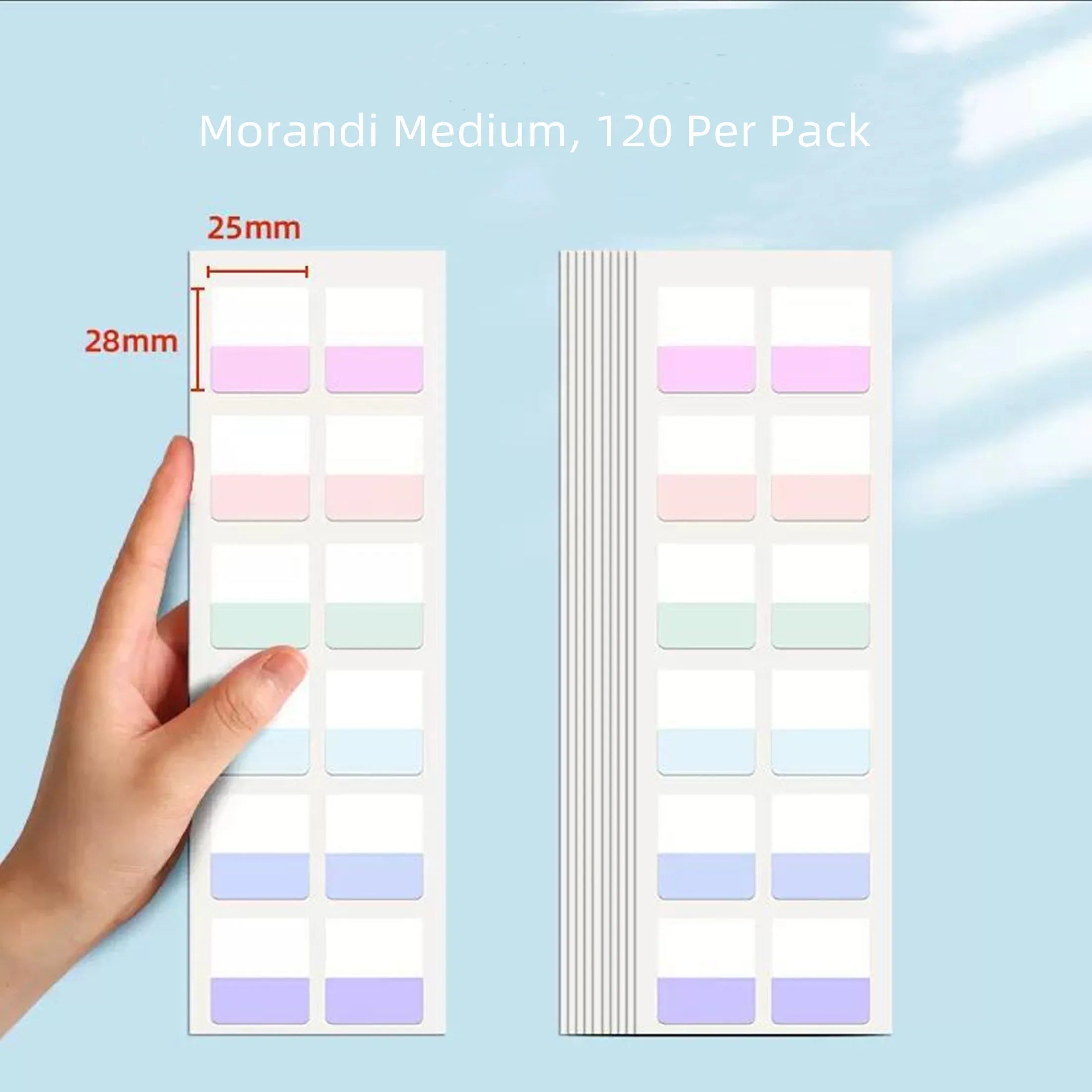 Removable Sticky Index Tabs for Books & Notebooks