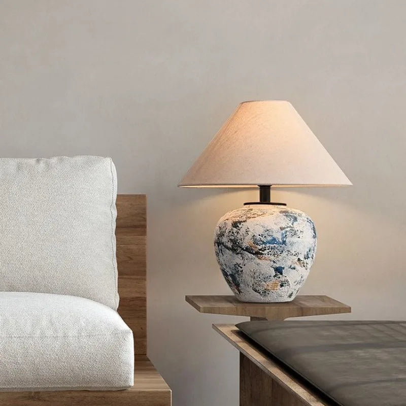 Ceramic Vintage Nordic Bedside Table Lamp
