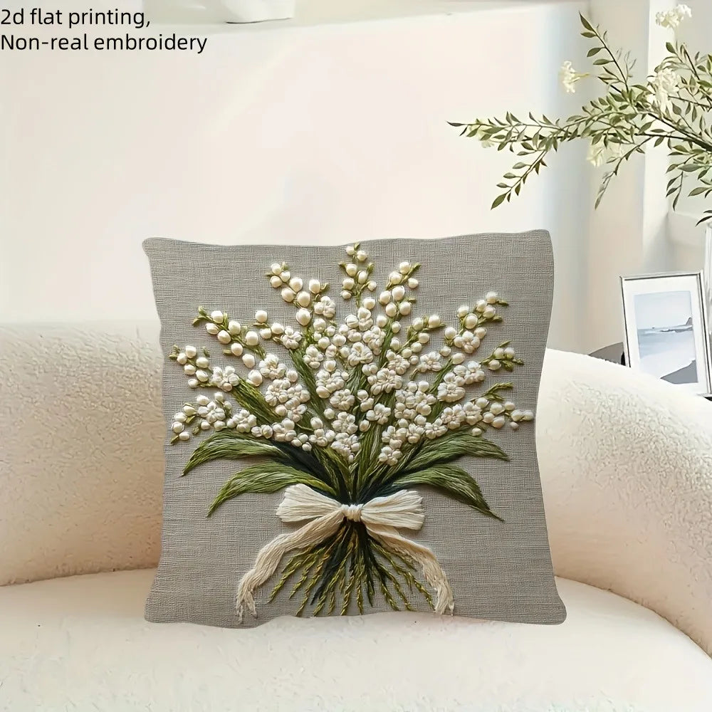 Lily of the Valley Pillow Cover