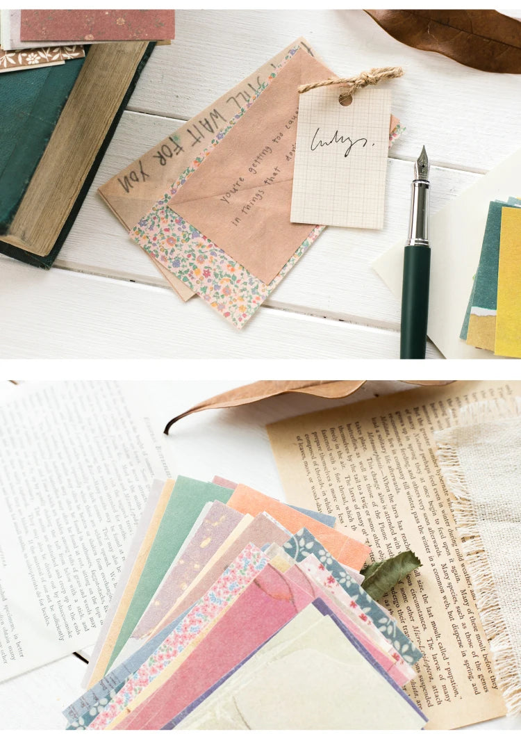 60-Sheet Floral Scrapbook Paper Pack
