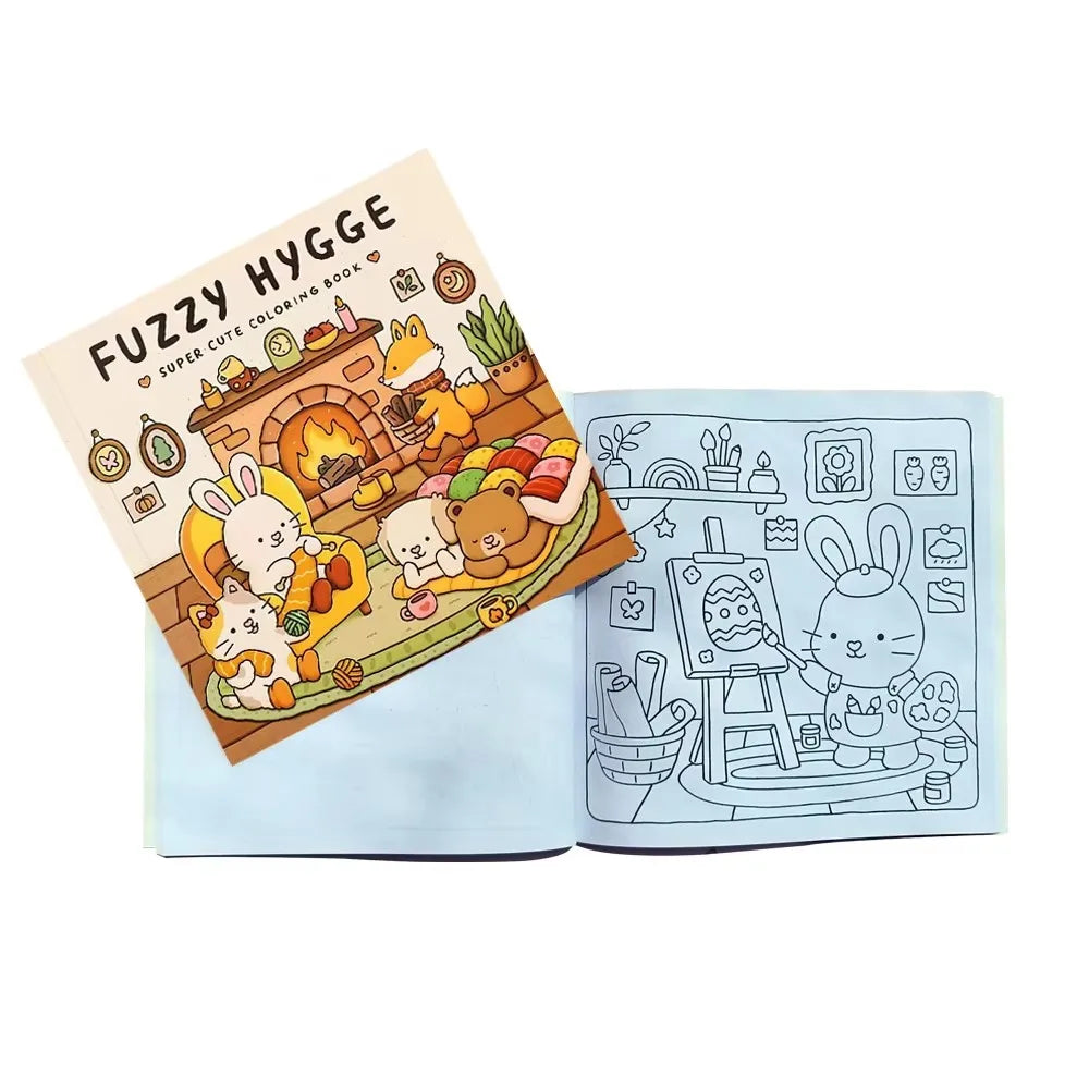 Cozy Japan Coloring Book for Adults & Teens