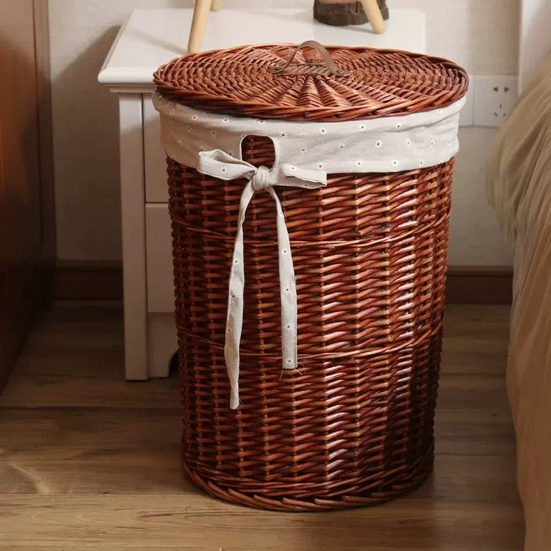 Large Rattan Laundry & Storage Basket