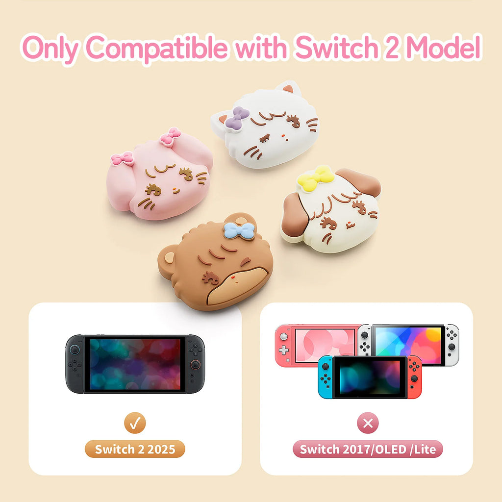 Sweet Thoughts Silicone Joy-Con Thumb Grip Caps (Switch 2)