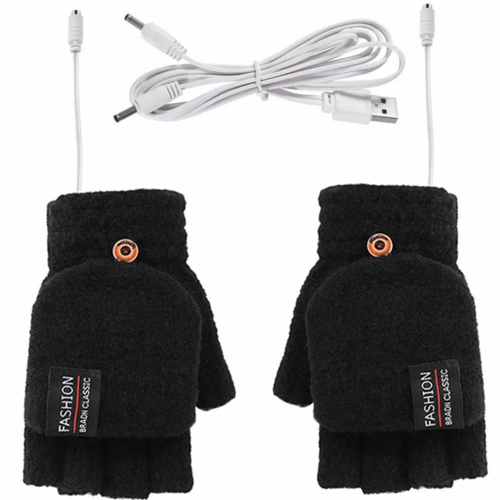 Electric USB Heated Winter Gloves