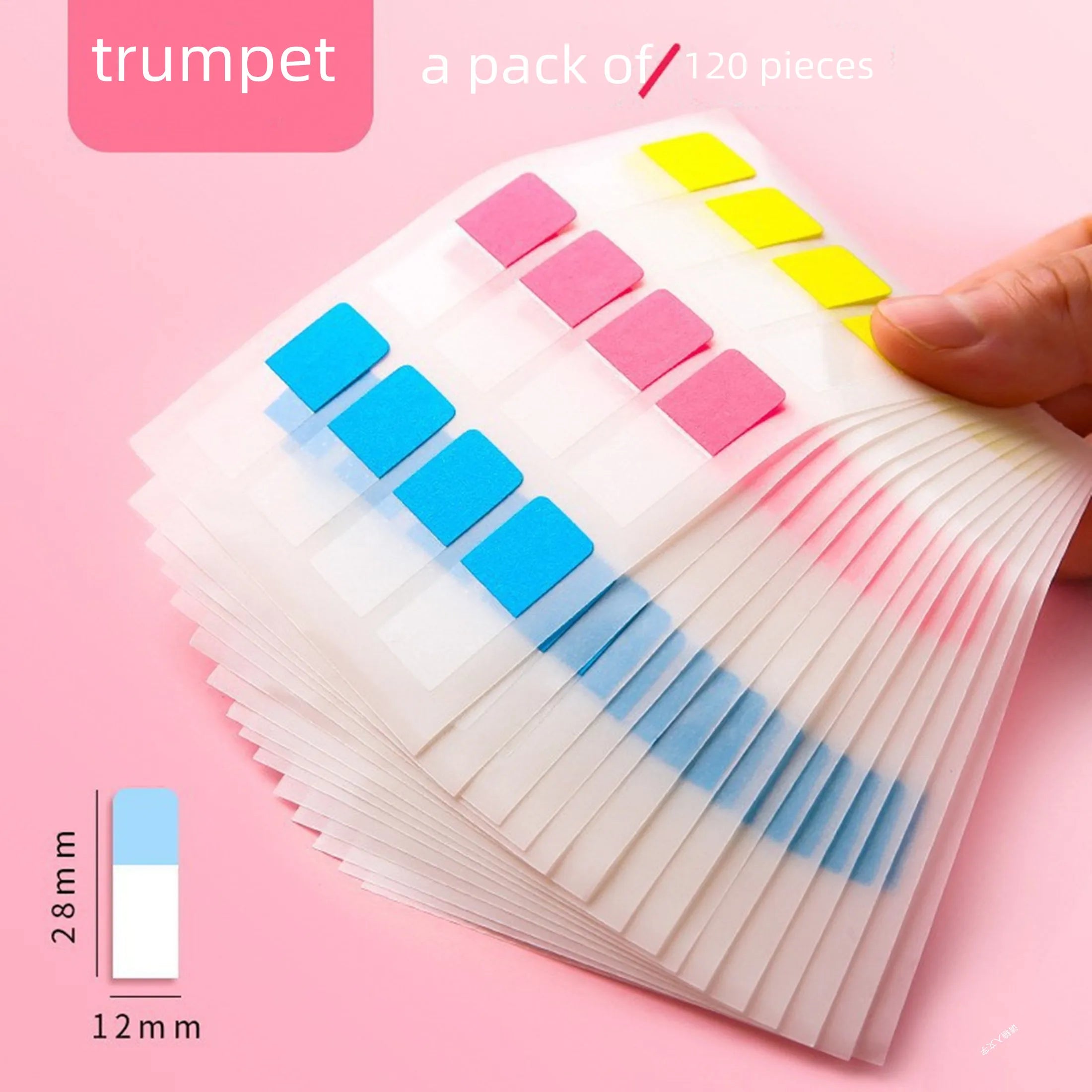 Removable Sticky Index Tabs for Books & Notebooks