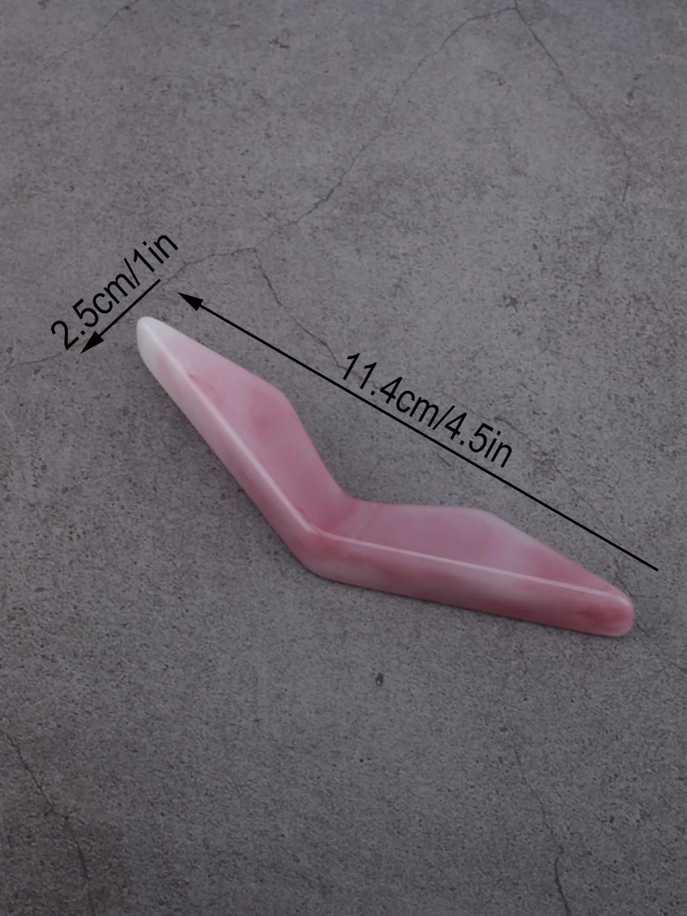 Arc Resin Thumb Bookmark for One-Hand Reading