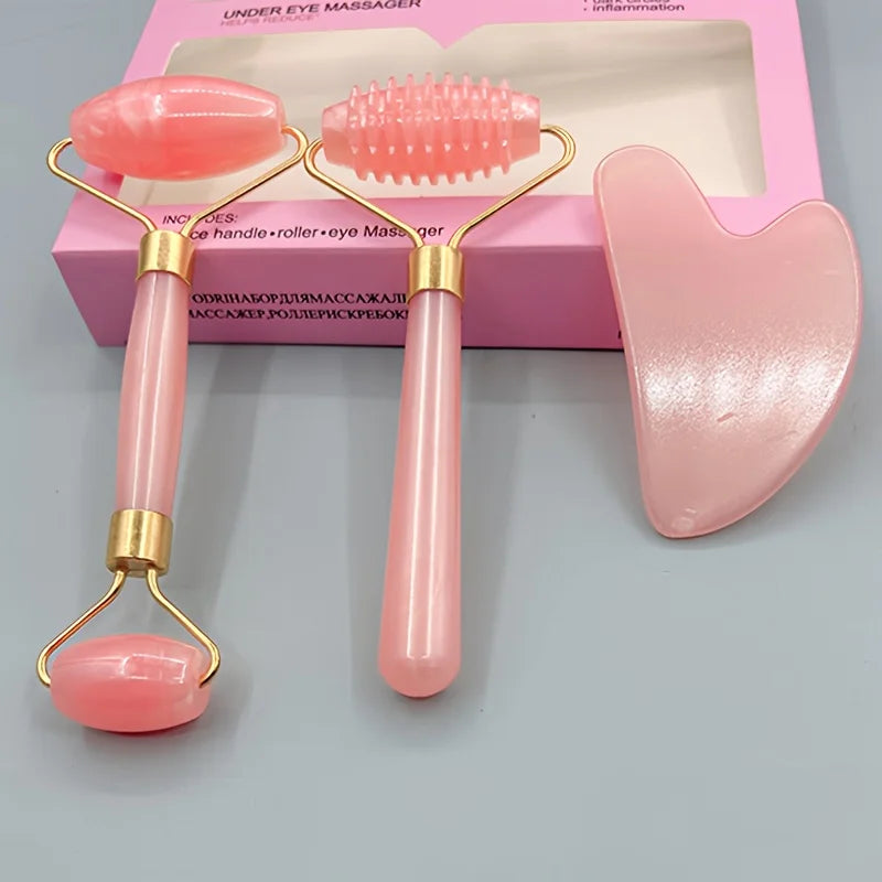 4-Piece Ice Roller Facial Massage Set