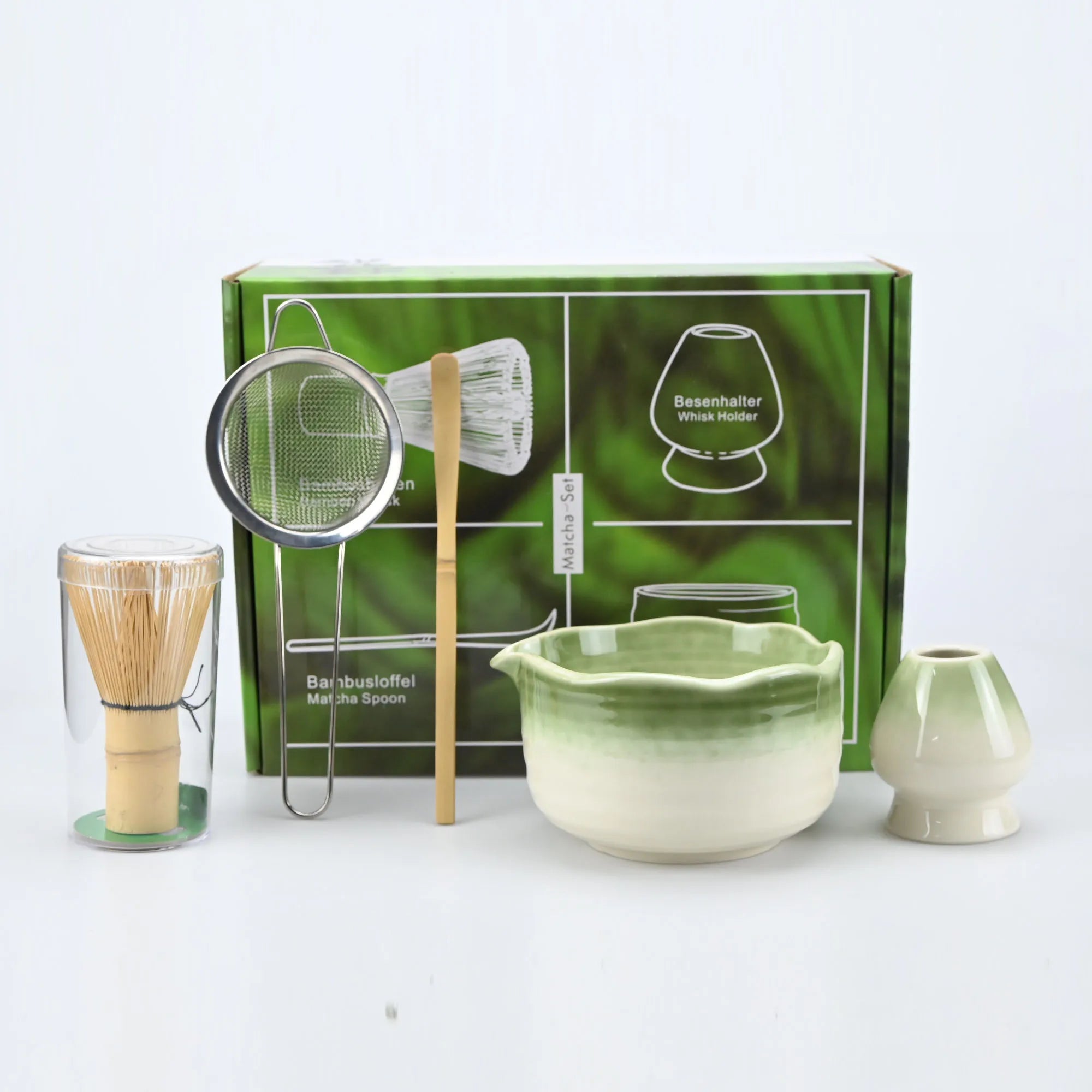 Song Dynasty Style Matcha Bowl Set (2/4/5-Piece)