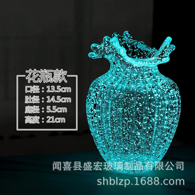 Fluorescent Luminous Mushroom Vase