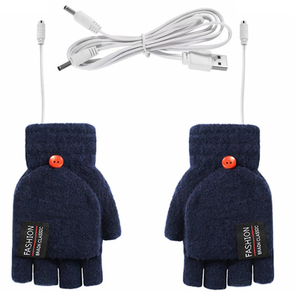 Electric USB Heated Winter Gloves