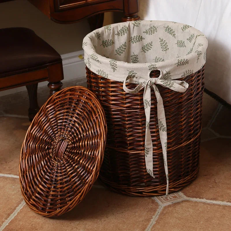 Large Rattan Laundry & Storage Basket