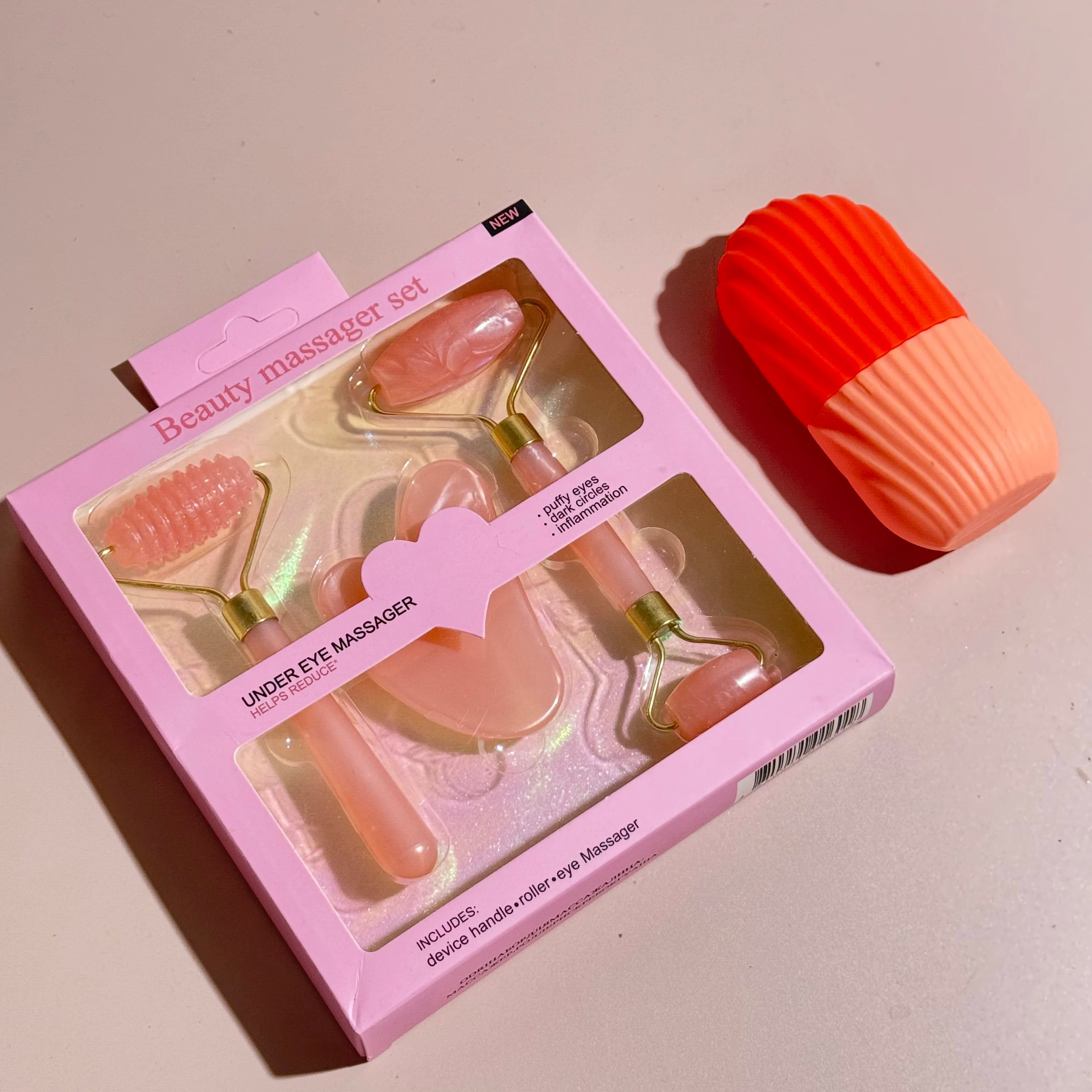 4-Piece Ice Roller Facial Massage Set