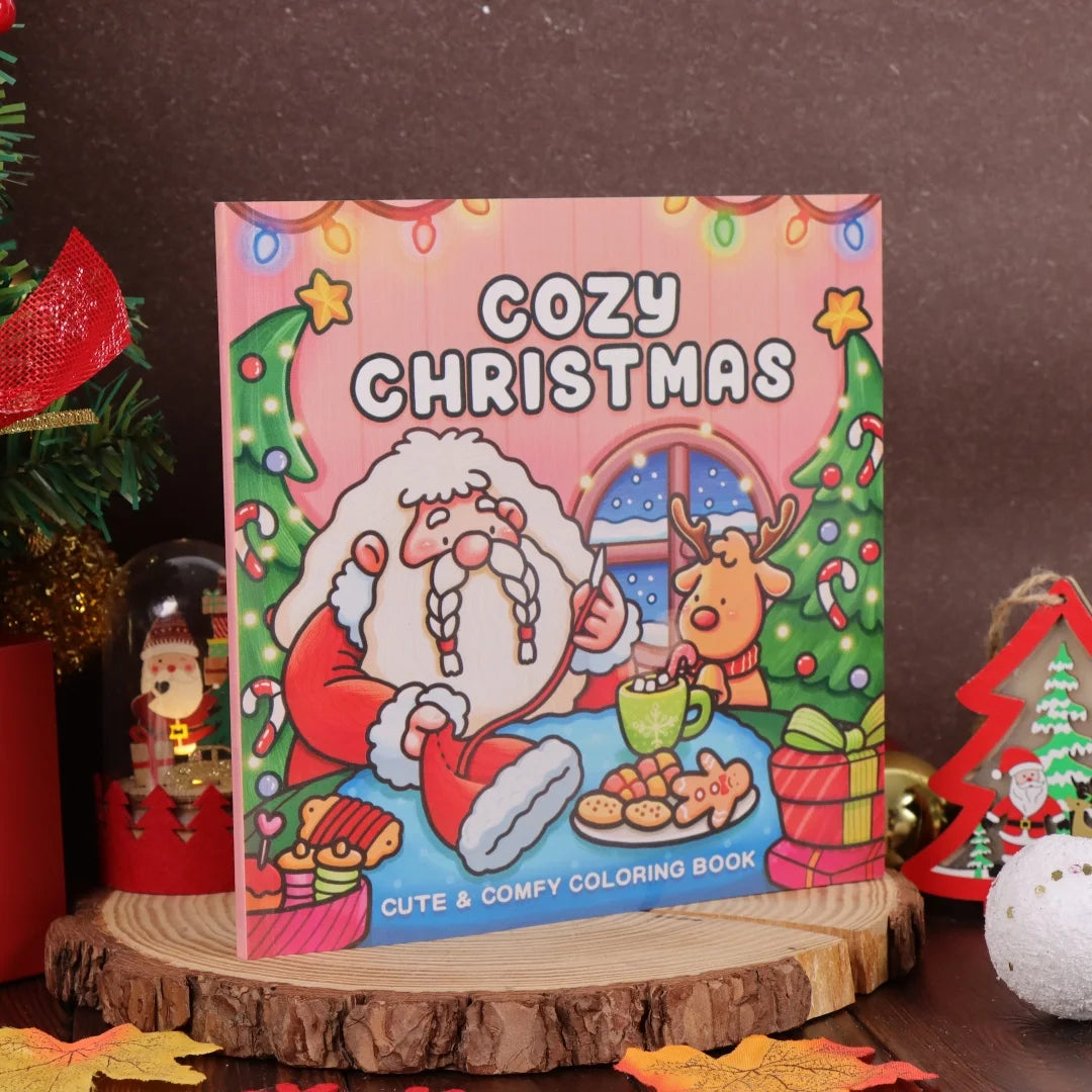 Cozy Christmas Coloring Book for Adults