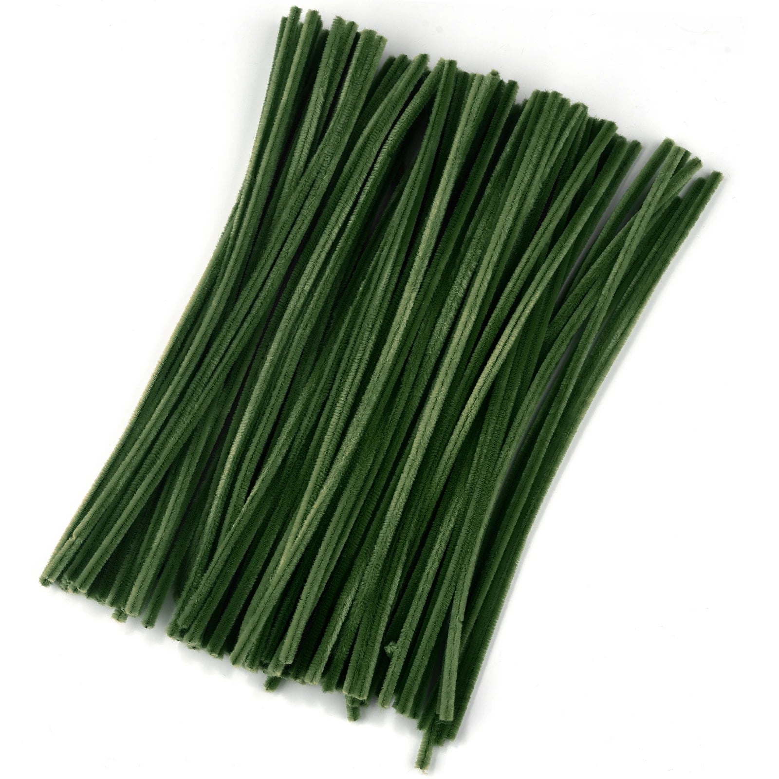 100pcs Colorful Chenille Stems – Soft Pipe Cleaners for DIY Crafts | 30cm Twist Plush Wire Sticks for Kids & Creative Hobbies