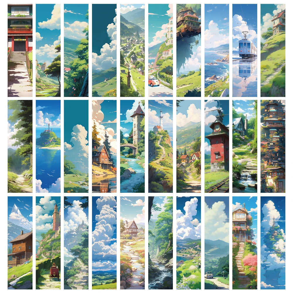 Manga-Style Bookmarks – Nostalgic Anime Art