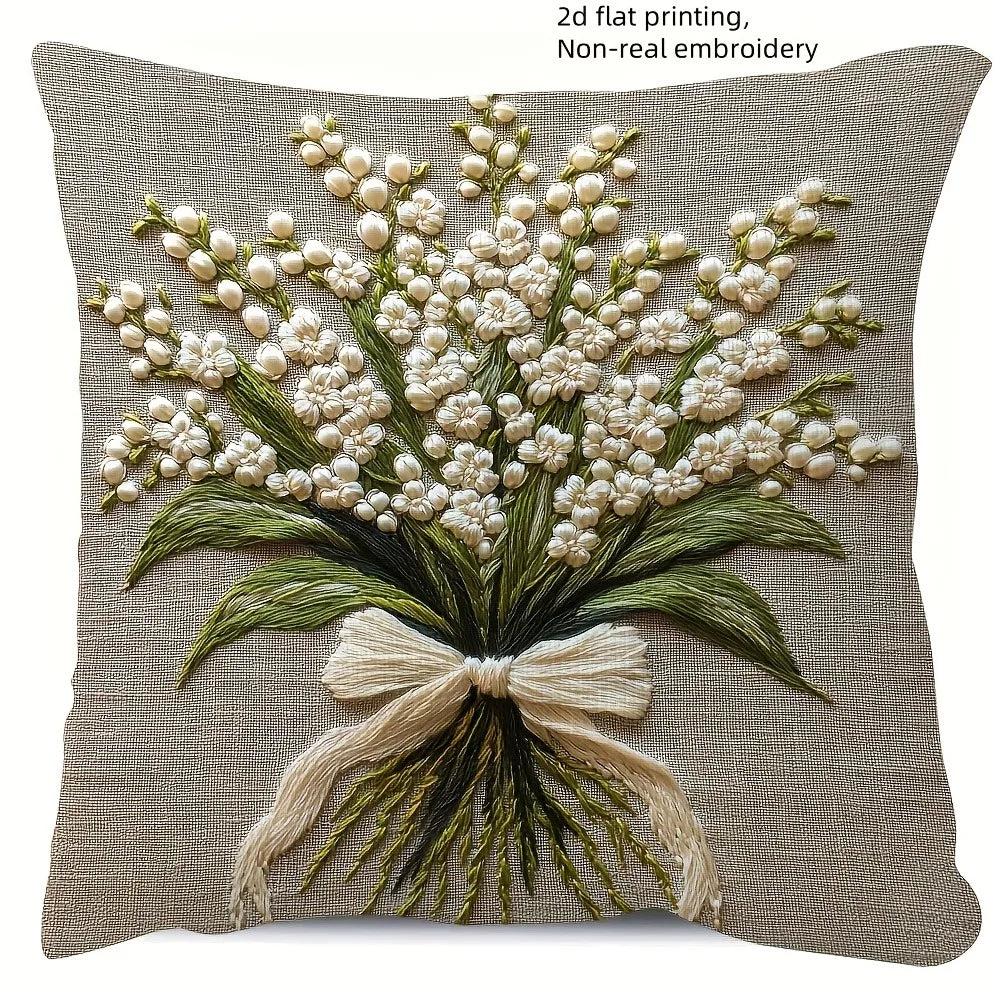 Lily of the Valley Pillow Cover